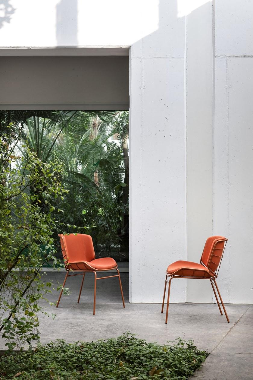 TrabA' Стул из мягкой ткани Skin 0082met skin,0084met - Вид №10