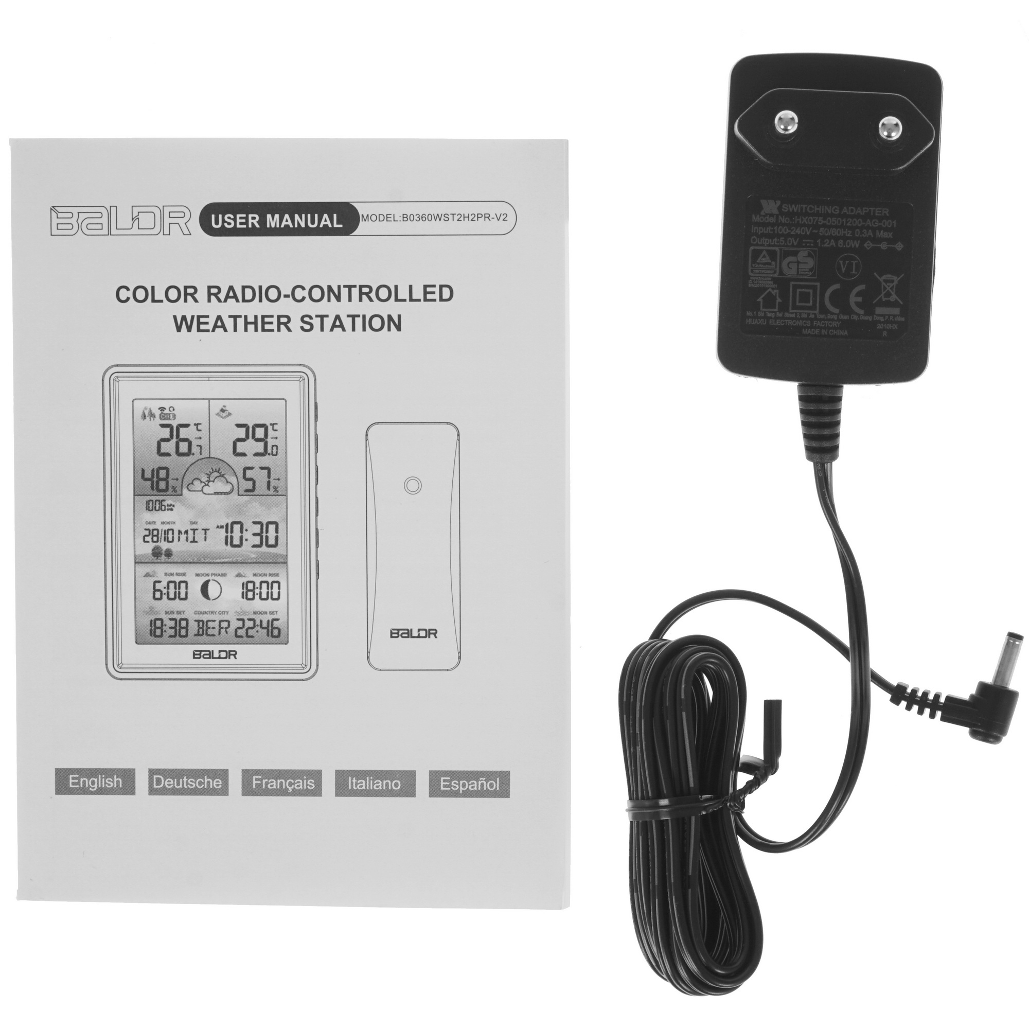 5080194 Метеостанция BALDR B0360WST2H2PR-V2 STDN-0141099 - Вид №9