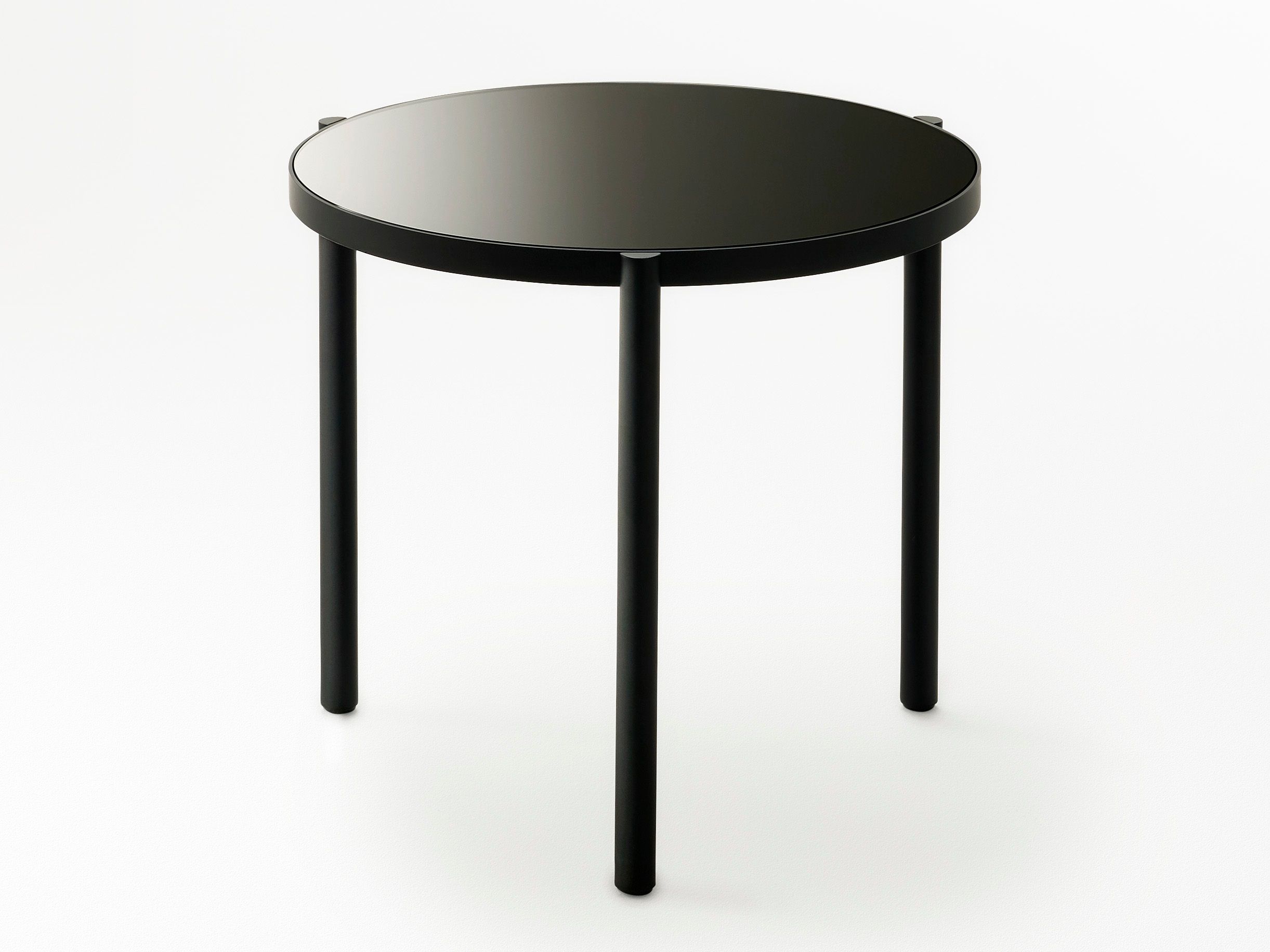 Стеклянный круглый низкий журнальный столик Ross Gardam полдень ARCH-00007487 - Вид №1