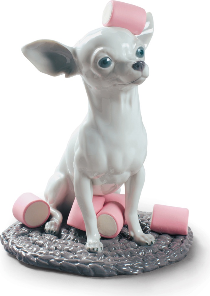 10669076 LLADRO Фигурка Lladro "Чихуахуа с зефиром" 20х24см Фарфор Lladró 