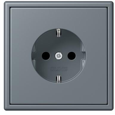 JUNG Пластиковая электрическая розетка Ls 990 les couleurs® le corbusier sun-id-1370154 - Вид №7