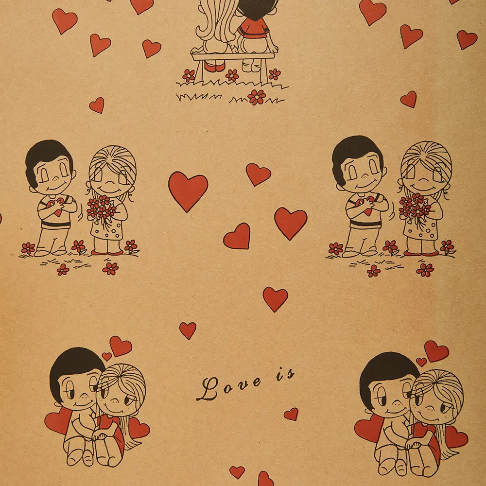 Крафт бумага Love is 0.60x2 м Santreyd STLM-2098333 - Вид №1