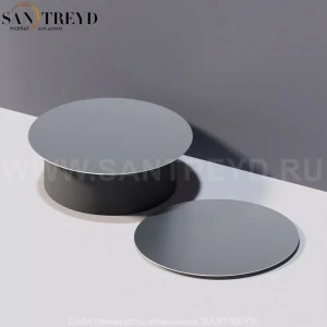 Agape GEMMA Лоток или крышка 25 см хромированный сатин ACOM256SP