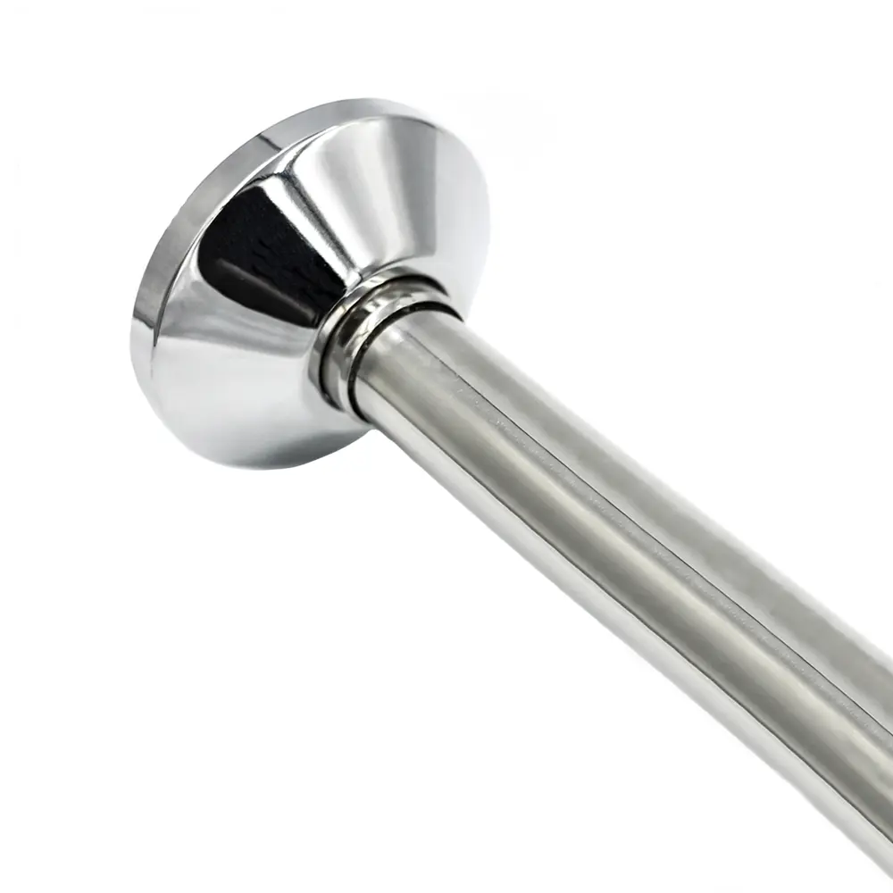 Карниз для ванной Go Go дугообразный 150x100 см нержавеющая сталь цвет хром STLM-2119353 - Вид №1