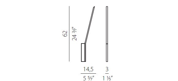 Panzeri A7222 OUT Ypsilon настенный 97935 - Вид №2