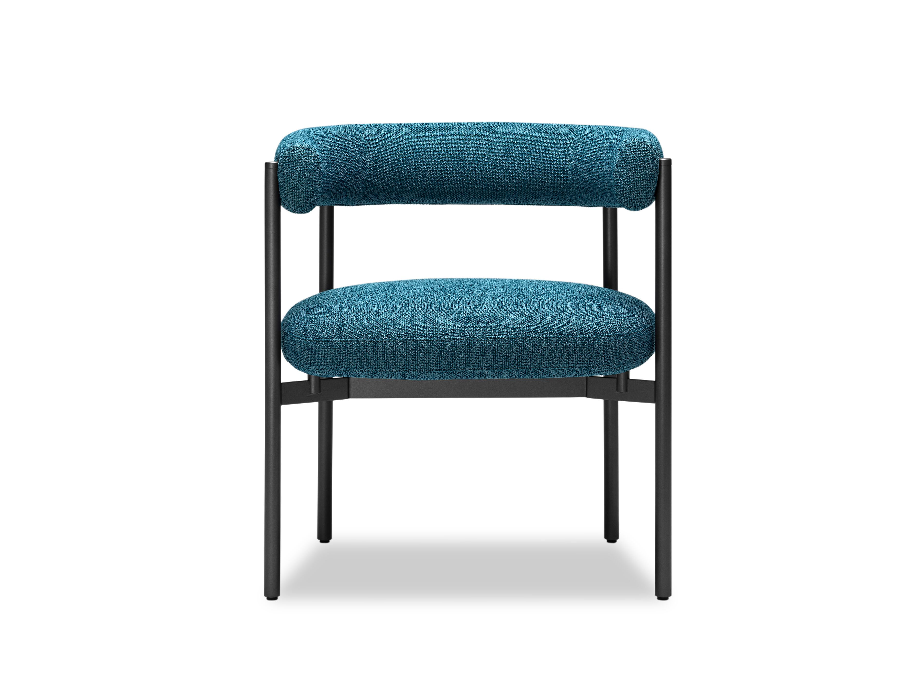 Мягкий тканевый стул с подлокотниками HC28 maison Cini ARCH-00098353 - Вид №1