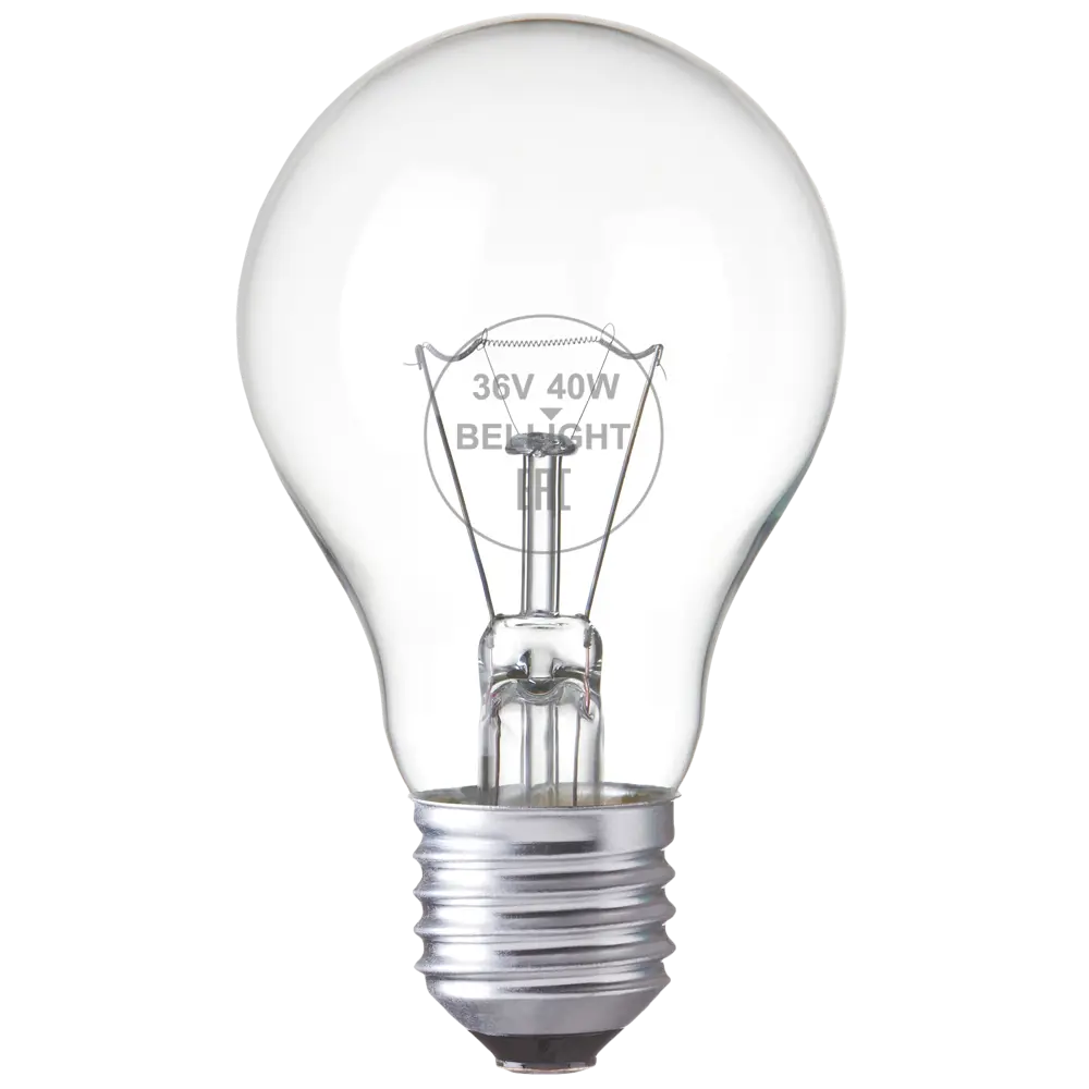 Лампа накаливания Bellight E27 40Вт груша с теплым желтым светом 89365476 STLM-1478922 - Вид №1