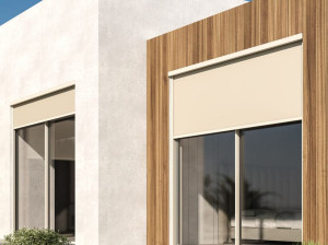 Тканевый моторизованный навес