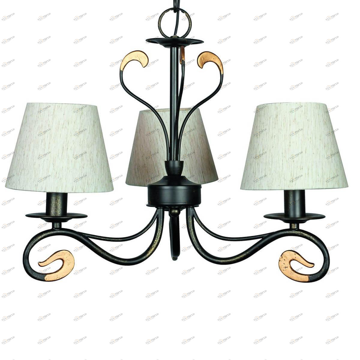 Подвесная люстра Omnilux OML-34903-03 OMNILUX ДИЗАЙНЕРСКИЕ 184638 Бежевый 