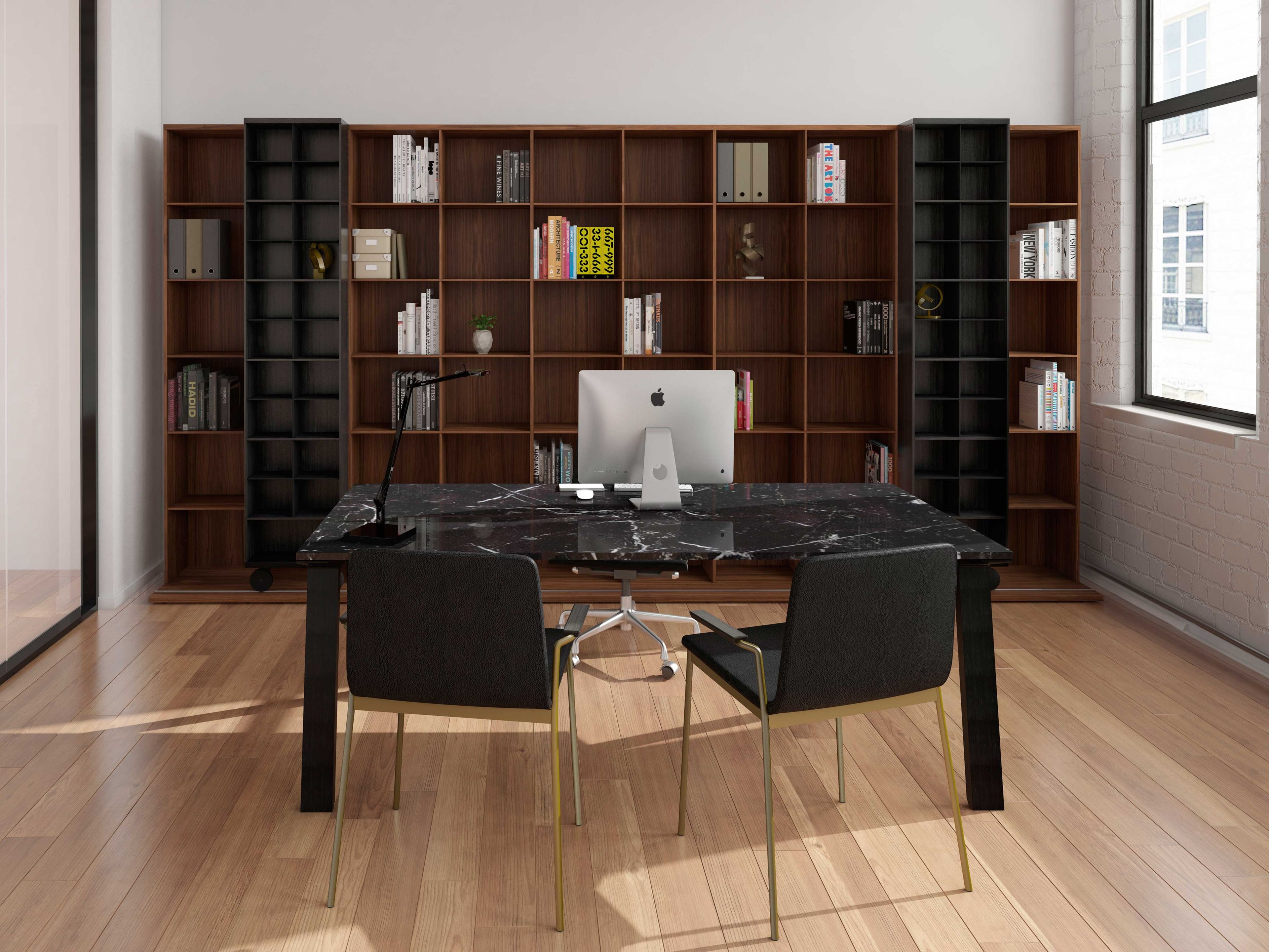 Деревянный прямоугольный рабочий стол Punt Mitix ARCH-00106024 - Вид №8