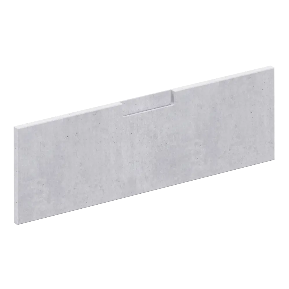 Фасад для кухонного ящика Берлин 79.7x25.3 см Delinia ID МДФ цвет серый STLM-2123917 - Вид №1