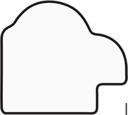 BY 0737 Зеркало в багетной раме - витая латунь 26 mm EVOFORM Definite - Вид №3