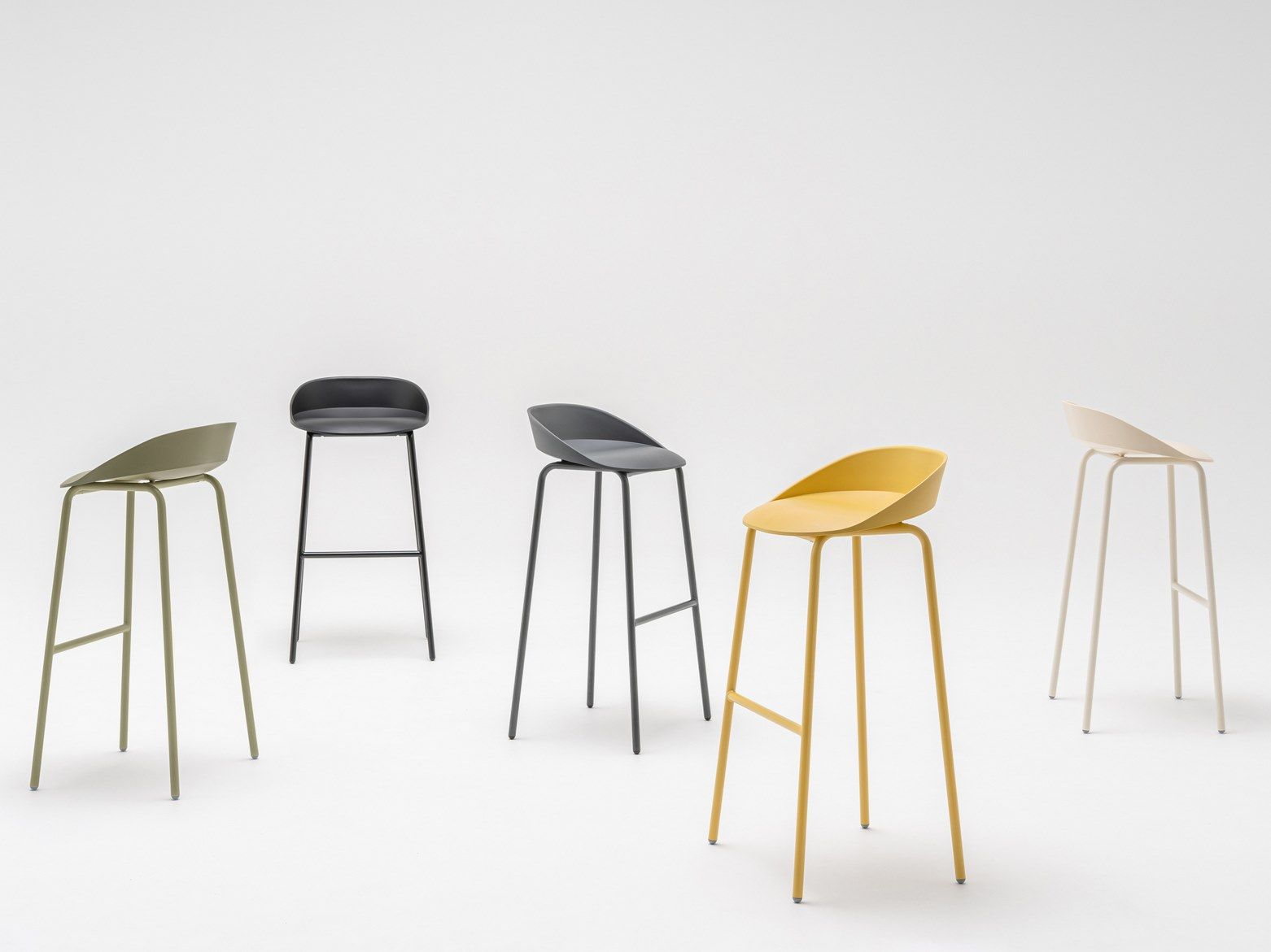 Полипропиленовый табурет с подставкой для ног MDD команда ARCH-00137215 - Вид №7