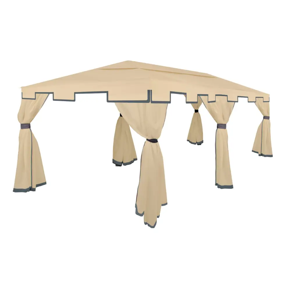 Тент садовый Green Glade 6х3х2.5 м сталь/полиэстер бежевый Santreyd STLM-2071386