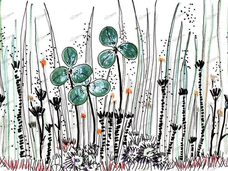 Wall&decò Флизелиновые обои с цветочными мотивами Contemporary wallpaper 2014 sun-id-1422044