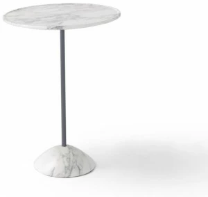 AMURA Журнальный столик с основанием и столешницей из мрамора Hourglass Am060.t533
