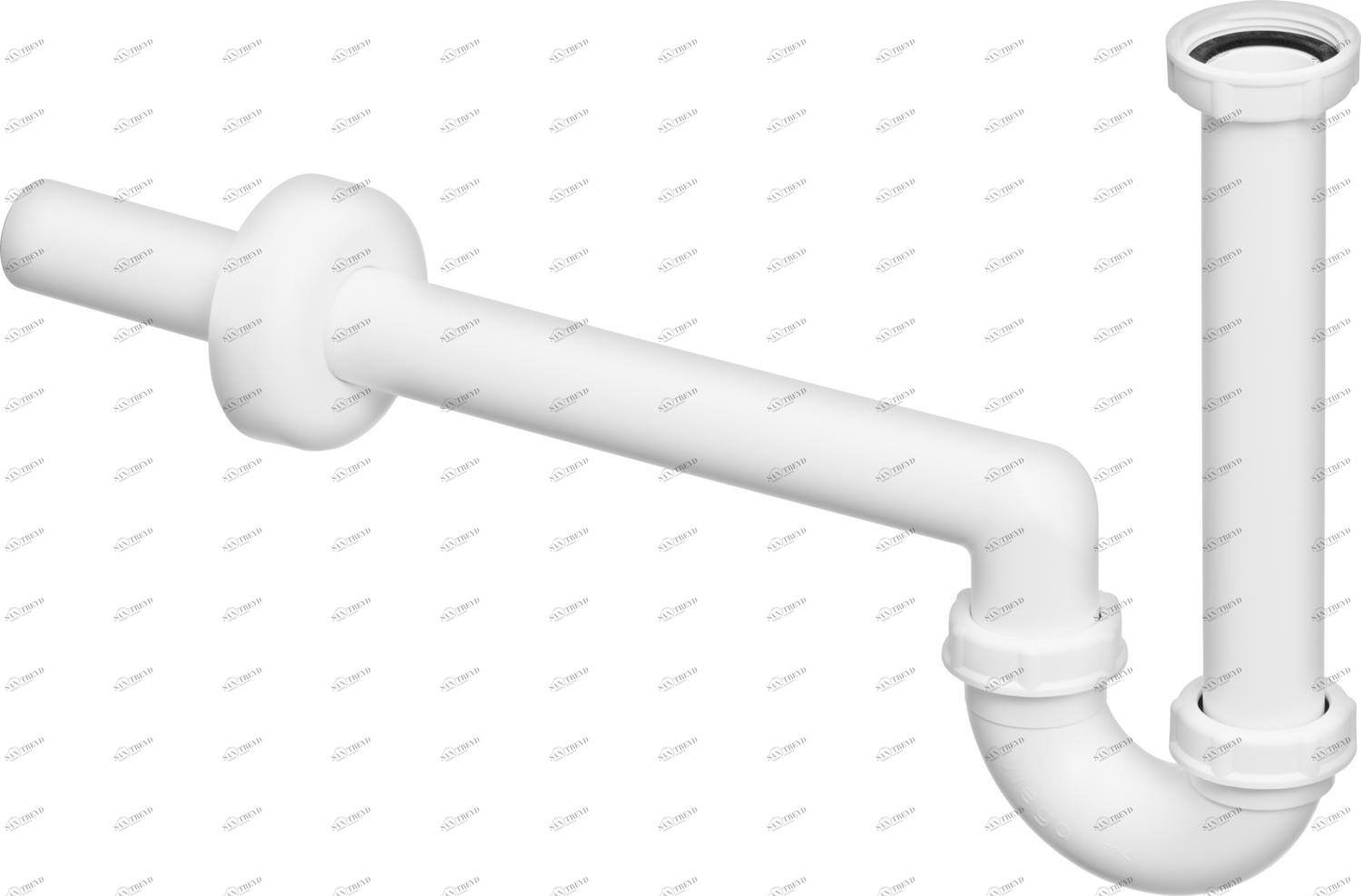 Канализационная арматура  Сифоны для умывальников и биде  Сифоны для биде VIEGA 406 486 Модель 5536 Santreyd 