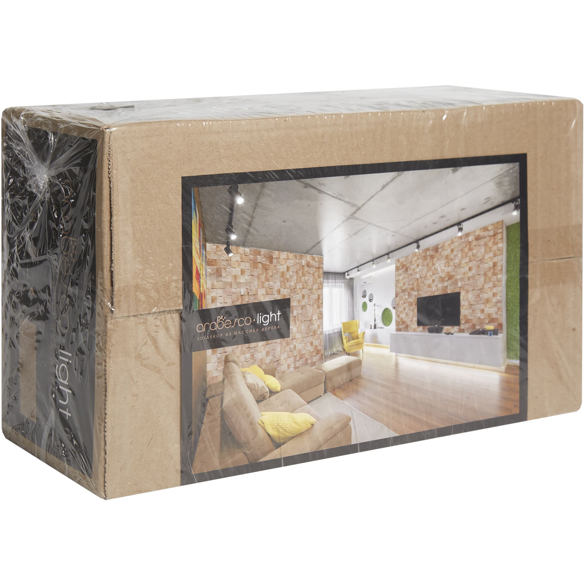 ARABESKO 3D-мозаика из березы колотая, 150 элементов для создания уникального интерьера 82305415 STLM-0024300 - Вид №6