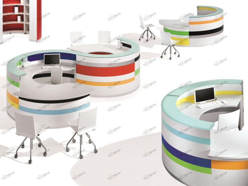 NEWTOM by Ultom Несколько рабочих станций для открытого пространства Twist sun-id-1380874