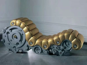 Mirabili Мягкое кожаное кресло для отдыха Roberto fallani