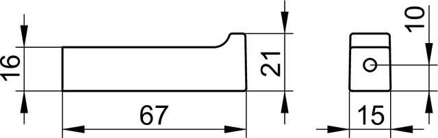 11116050000 Крючок для халата KEUCO Edition 11 - Вид №3