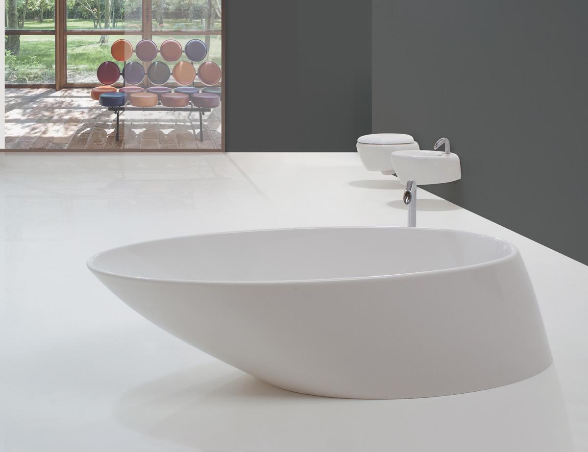 TOVA2051 Отдельностоящая ванна из из искусственного камня GSG CERAMIC TOUCH - Вид №1