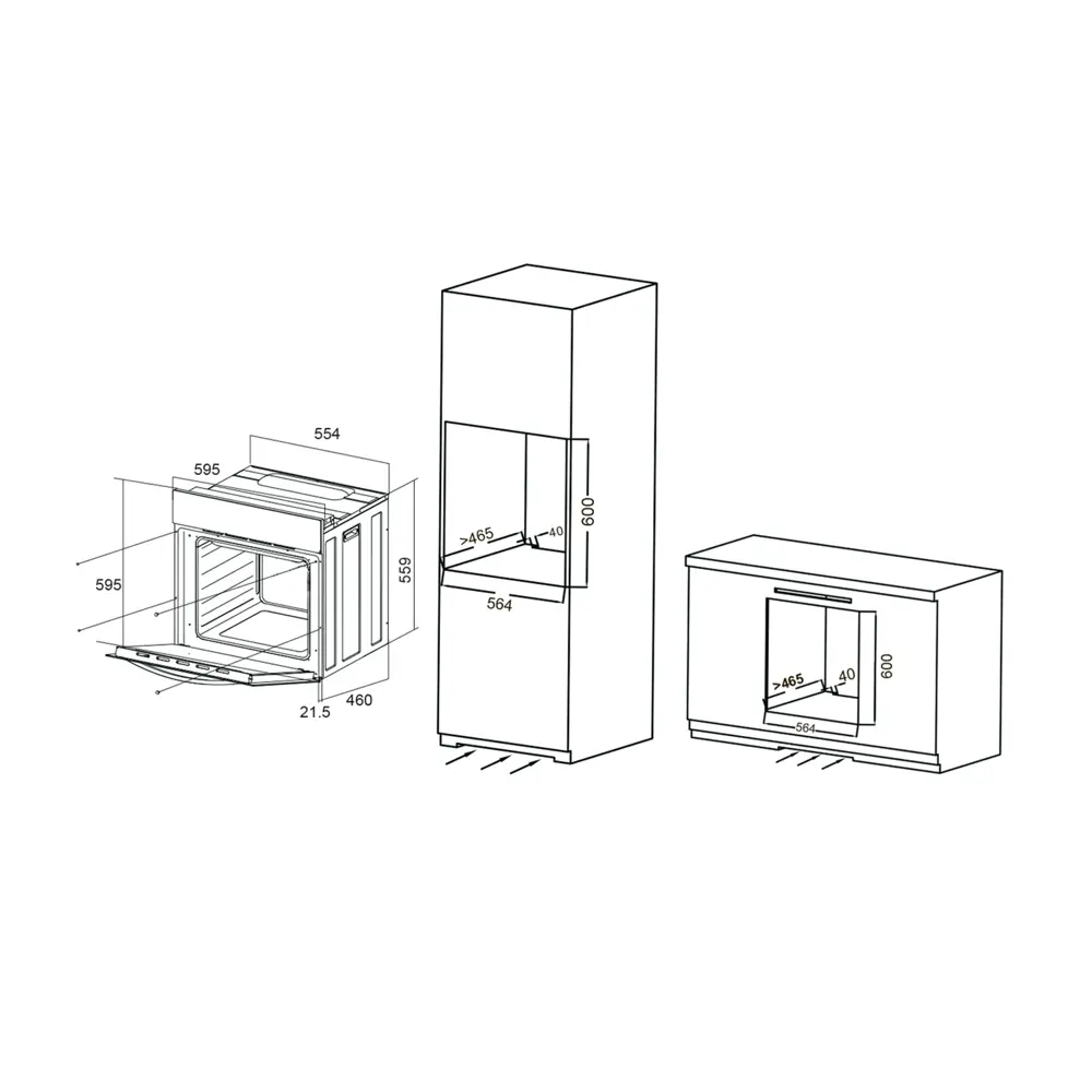 Электрический духовой шкаф ORE VA60B - энергоэффективная кухонная техника 82495870 STLM-0028657 - Вид №13