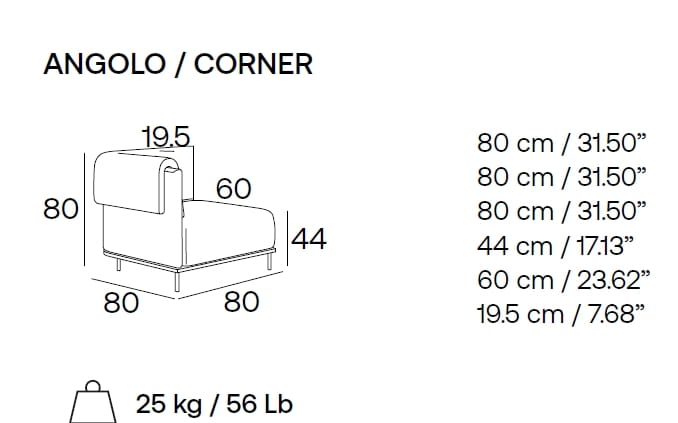 Модульный диван из пенополиуретана Adrenalina тень ARCH-00079029 - Вид №3