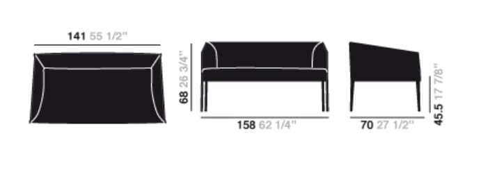 2-местный диван Arper Saari ARCH-00079725 - Вид №2