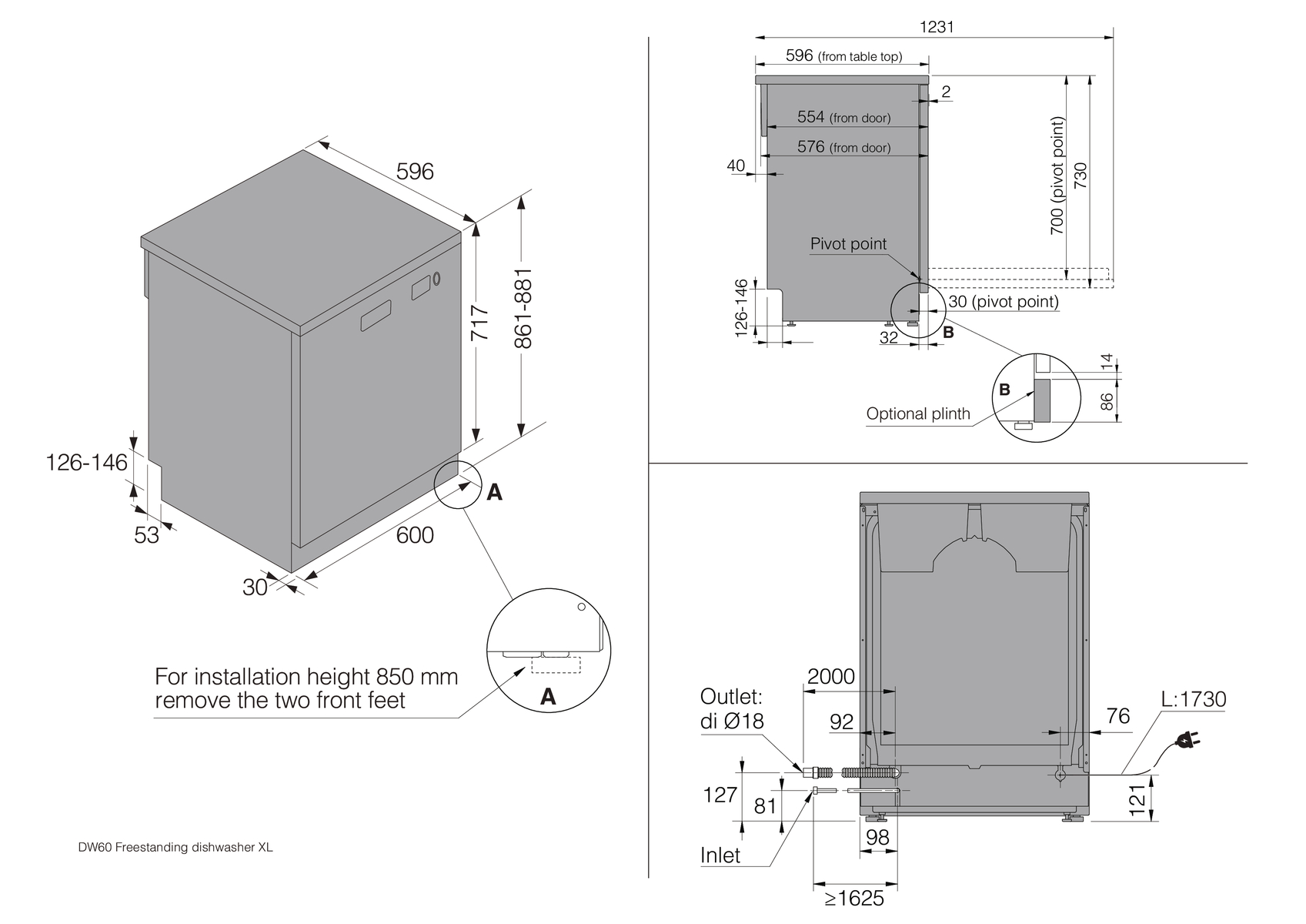 5485215 Встраиваемая посудомоечная машина Asko DFS344IDS STDN-0018921 - Вид №4