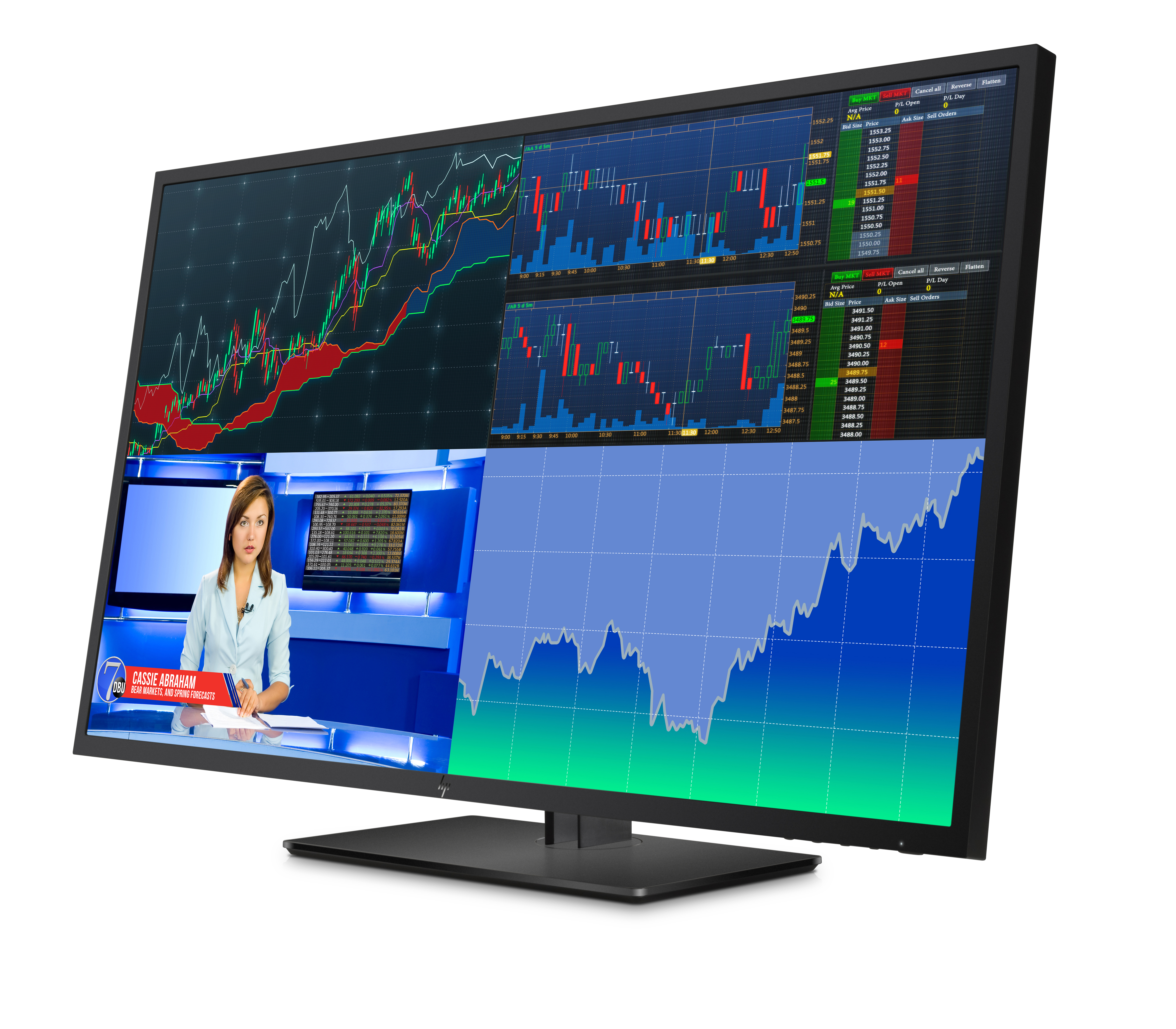 1AA85A4#ABB z43 uhd 4k 42,51- inсh display 3840х2160 16:9 ips 350 cd/m2 1000:1 8ms 178°/178° hdmi usb 3.0x5 dp energy star epeat HP HP Z Santreyd  - Вид №1