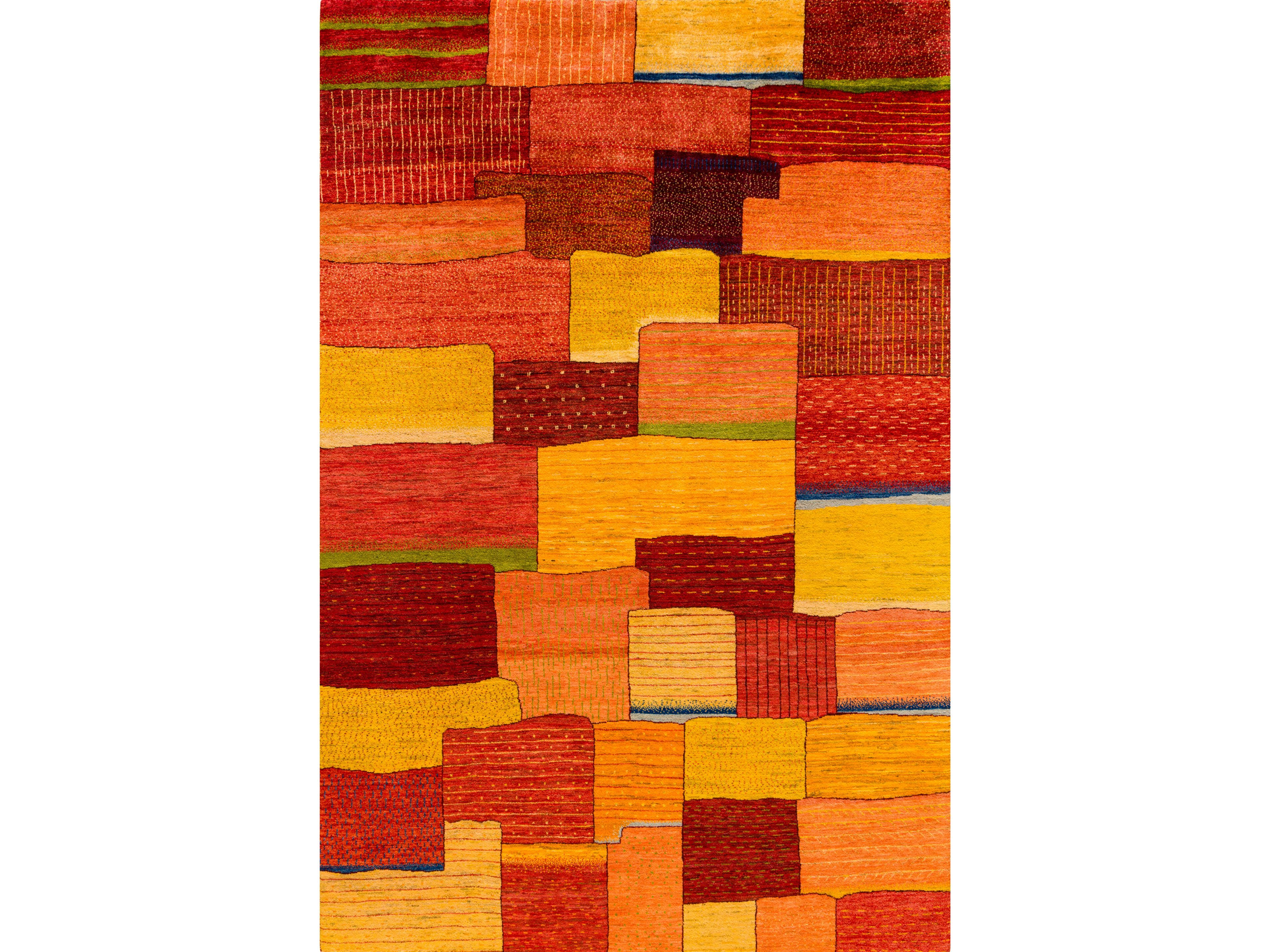 Прямоугольный шерстяной ковер Zollanvari Gabbehs Abstract &amp ARCH-00014608 - Вид №1