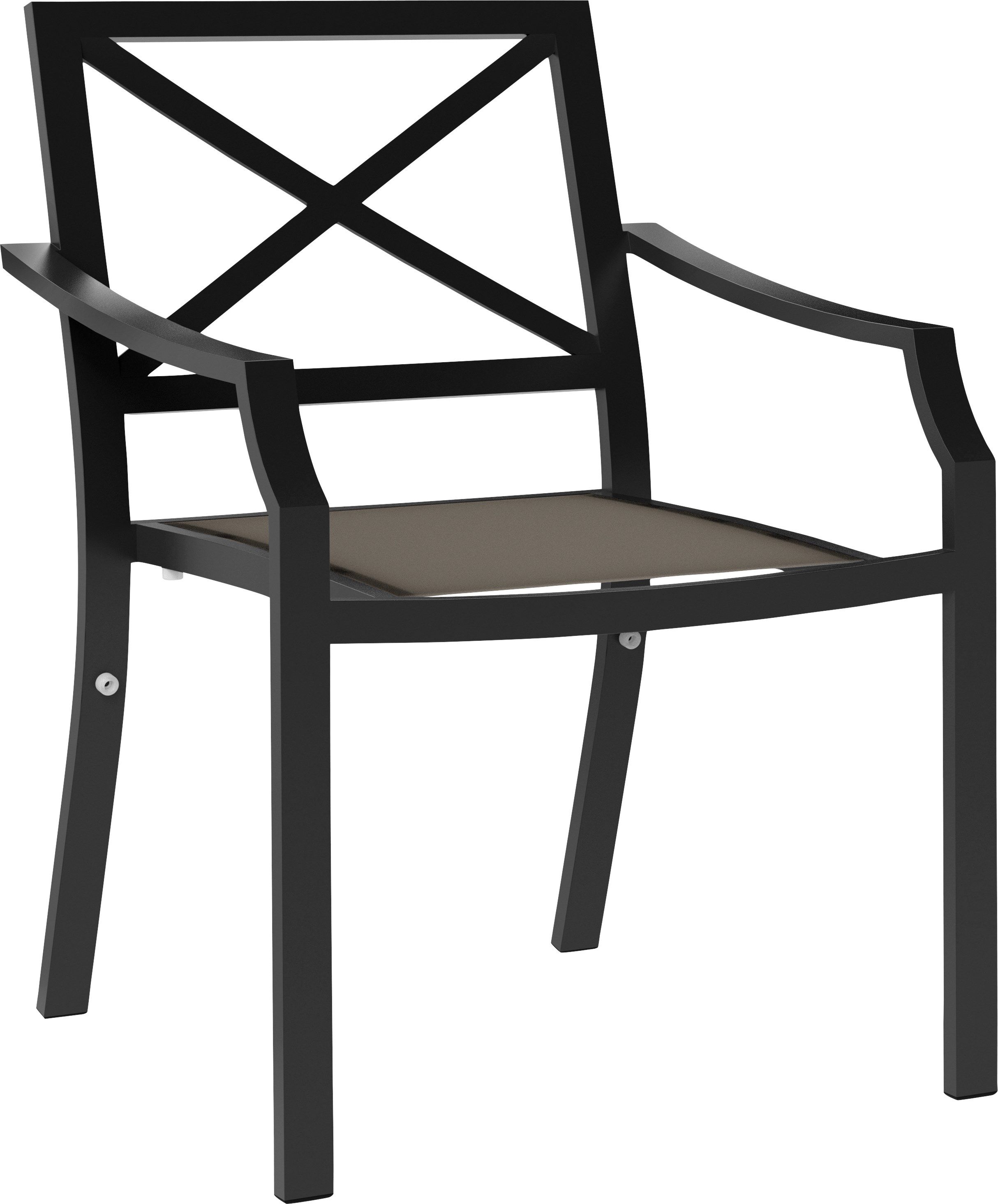 Алюминиевый штабелируемый садовый стул с подлокотниками JANUS et Cie Fiore ARCH-00126386 - Вид №2