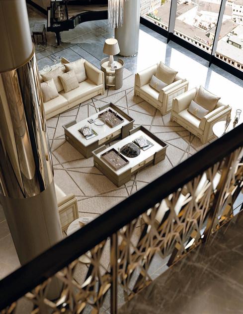 Turri Мягкое кожаное кресло с подлокотниками Numero tre sun-id-1440283 - Вид №1