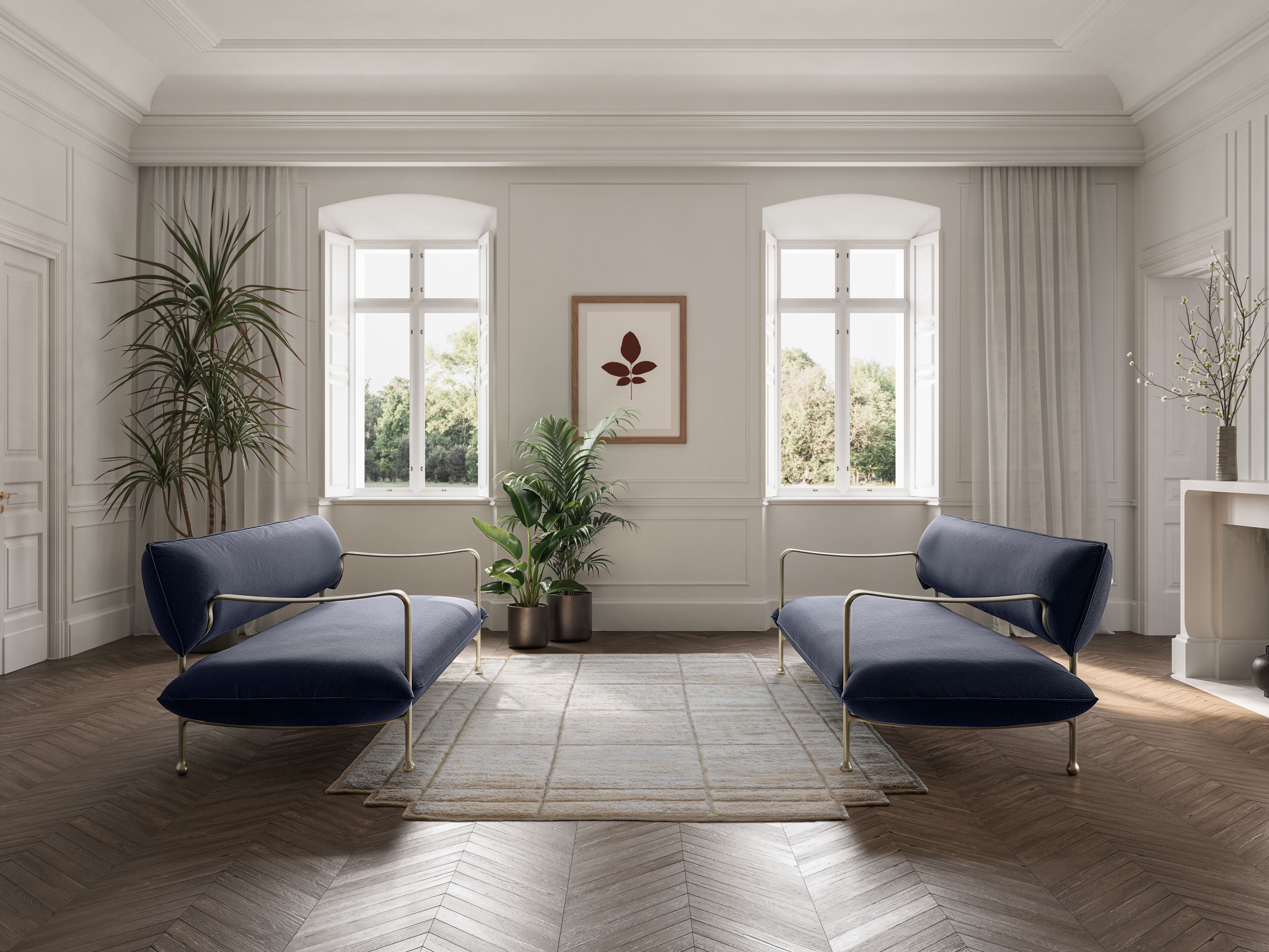 3-местный тканевый диван Magis Riace ARCH-00143964 - Вид №1