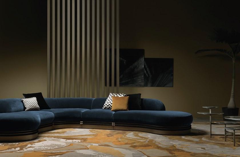 Gianfranco Ferré Home Модульный тканевый диван Alexander Alx.213.a - Вид №5