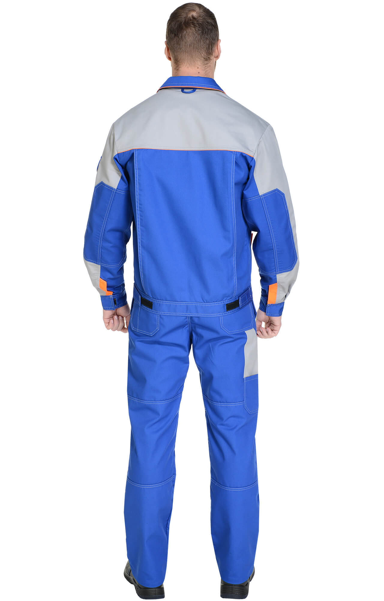 65244 Костюм "Профессионал-2" василек-светло-серый  Летняя спецодежда  размер 48-50/194-200  - Вид №20