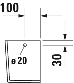 0858310000 Полупьедестал для раковины овальная Duravit Durastyle - Вид №5