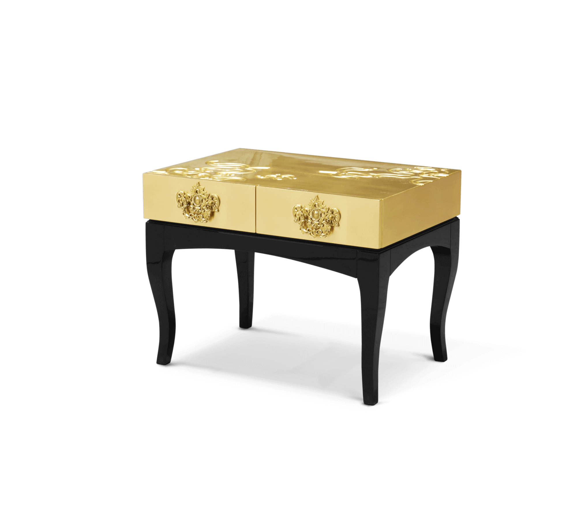 0-234 Золотая тумбочка Тринити Boca Do Lobo  - Вид №3