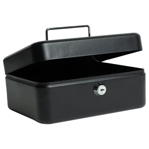 Кэшбокс ключевой замок 200x160x90 мм черный 89418316 STLM-2146526
