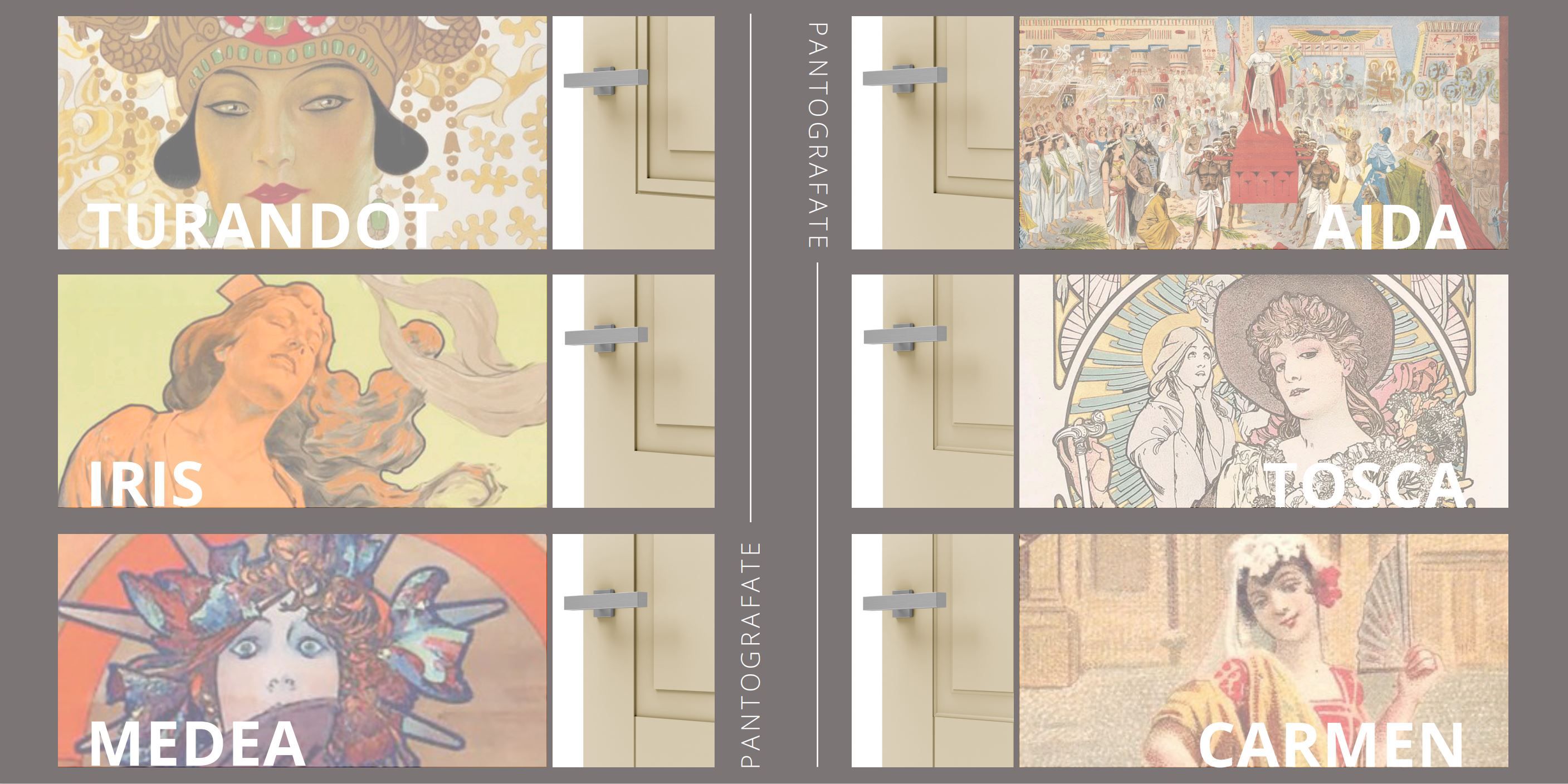 Пантографическая деревянная дверь PIVATO le porte Пантография ARCH-00079942 - Вид №3