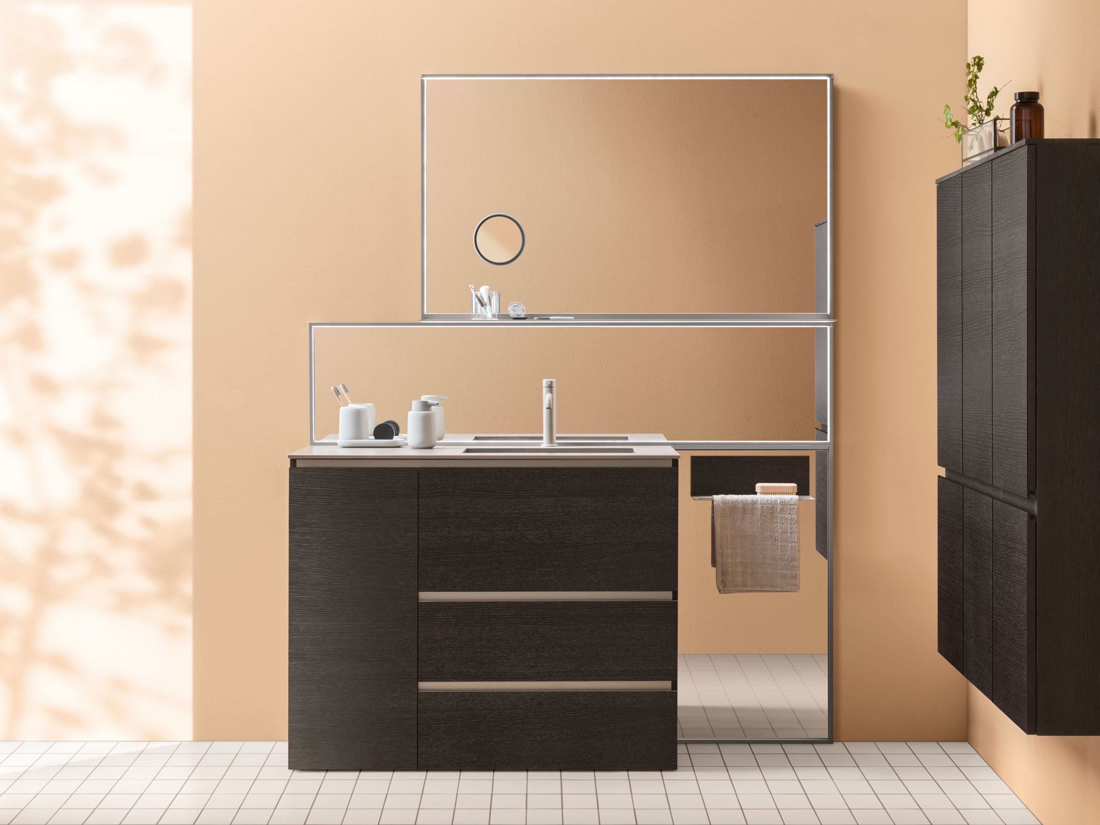 Гидро-масляный шпон деревянный напольный умывальник ARBLU Dress System ARCH-00115228