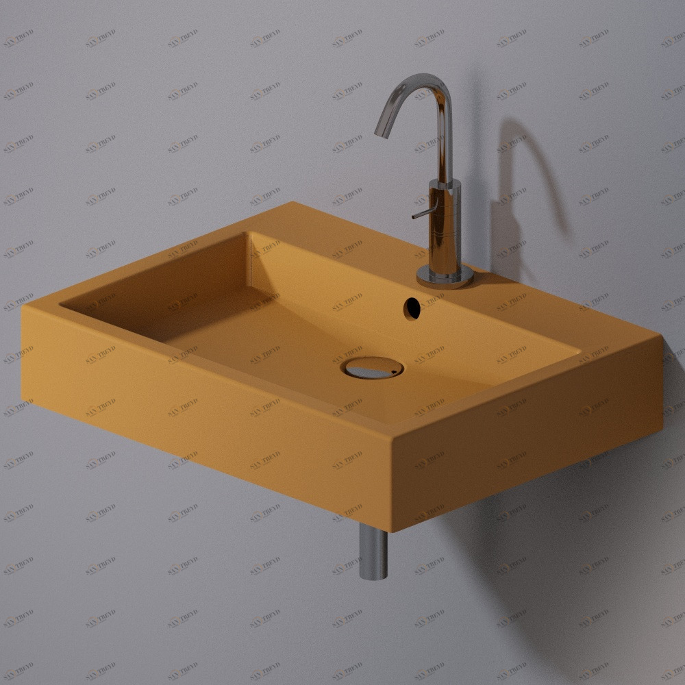 L267133 Подвесная раковина настенная прямоугольная A. e T. Italia Tank AeT ITALIA