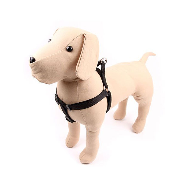 ПР0050090 Шлейка для собак 15мм (обхват 40-50см) черная Great&Small  - Вид №1