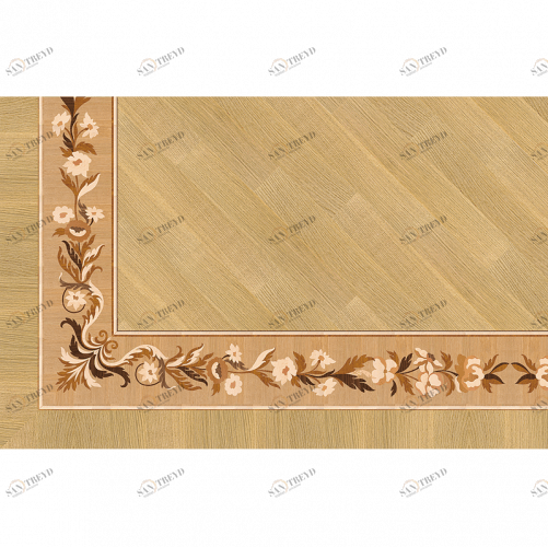 Бордюр Полька Русская классика 48081