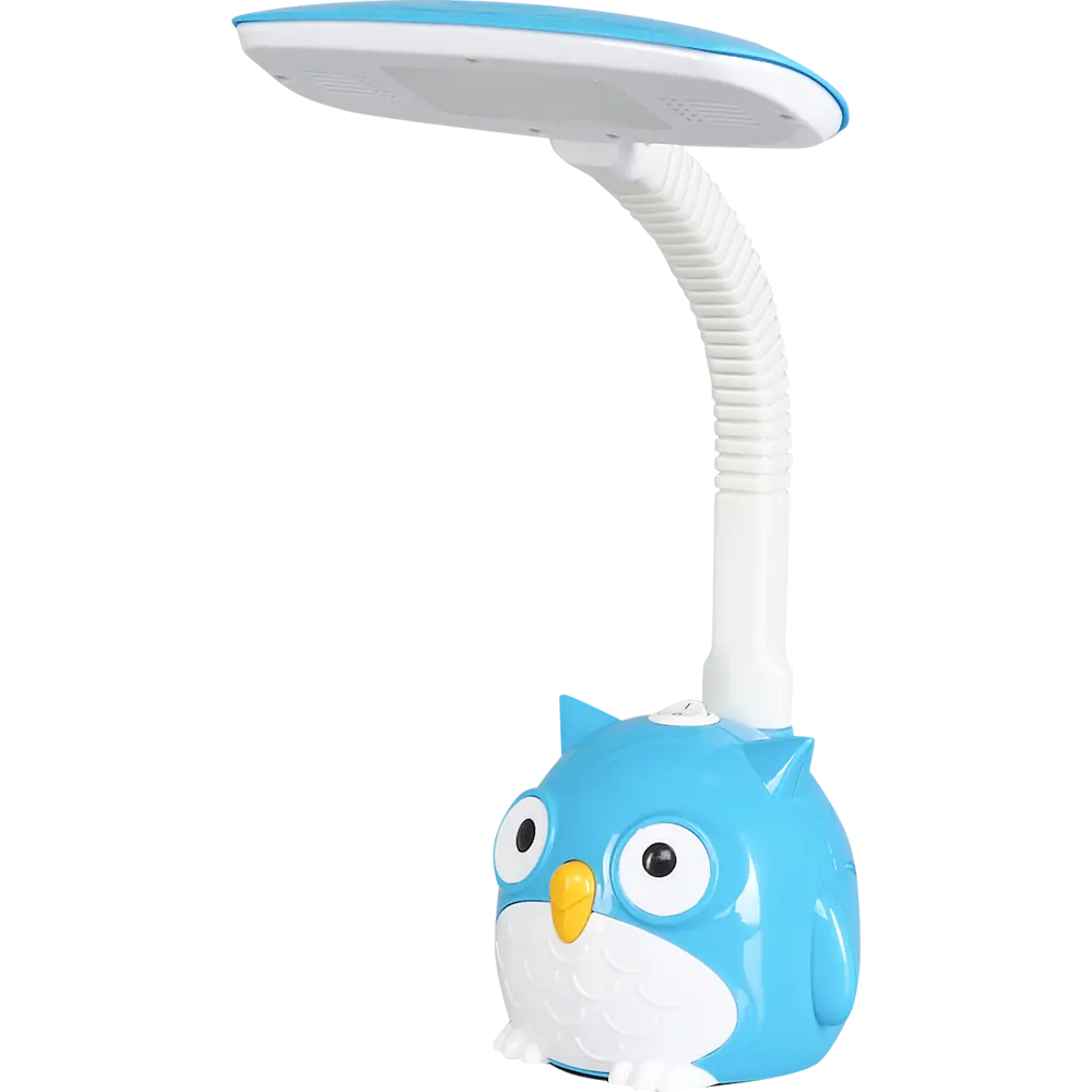 Рабочая лампа настольная светодиодная «Сова» KD-855, цвет синий CAMELION STLM-2192461