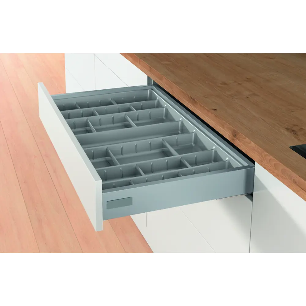 Лоток для столовых приборов Hettich Orga Tray 590IANL470KB600 46.2x7x50.7 см пластик цвет серый 89401300 STLM-2149466  - Вид №3
