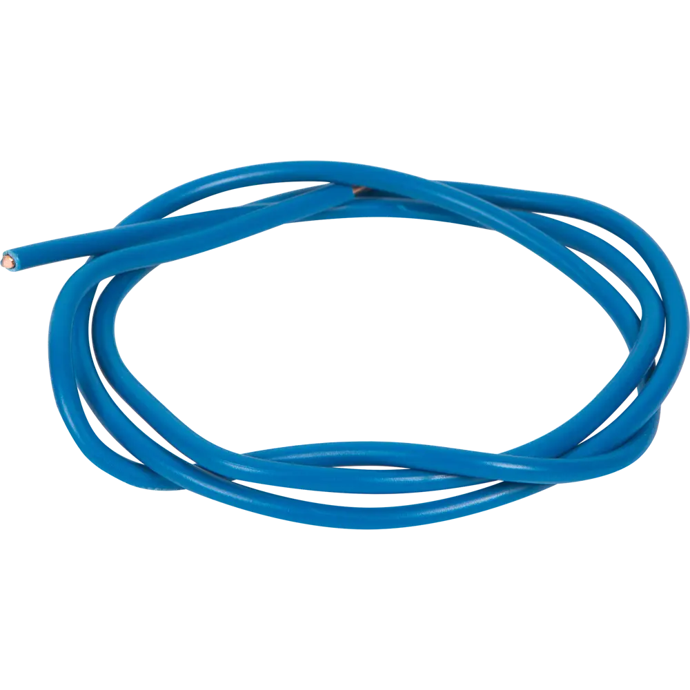 Провод Electraline ПУВ 1x4 на отрез ГОСТ цвет синий STLM-2098516 - Вид №1