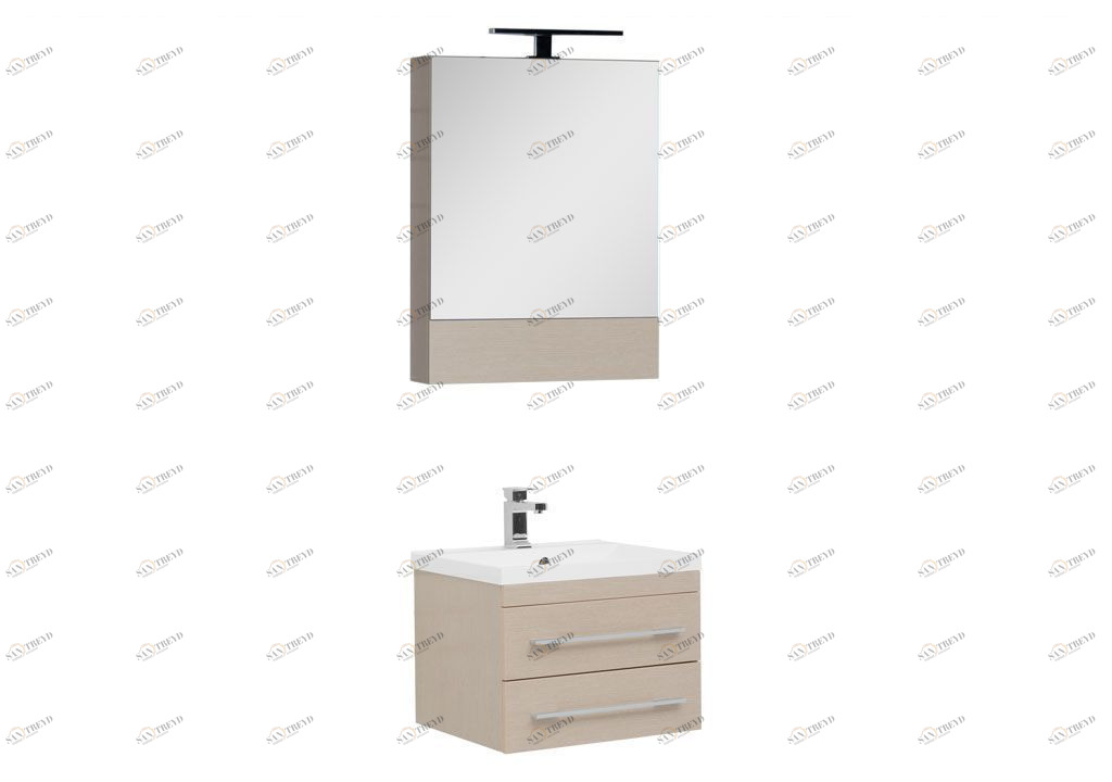 Мебель для ванной Aquanet Нота NEW 58 светлый дуб (камерино) 00230293