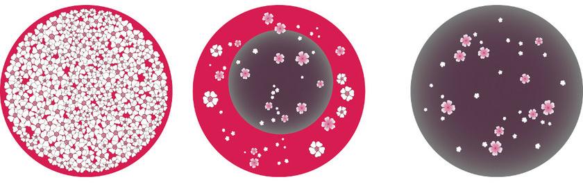 CONCEPTUWALL Декор из клейкой ткани Cerisier sun-id-1514300 - Вид №1